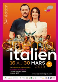 Les 34es Journées du Cinéma Italien. Du 16 au 30 mars 2019 à Nice. Alpes-Maritimes.  20H30